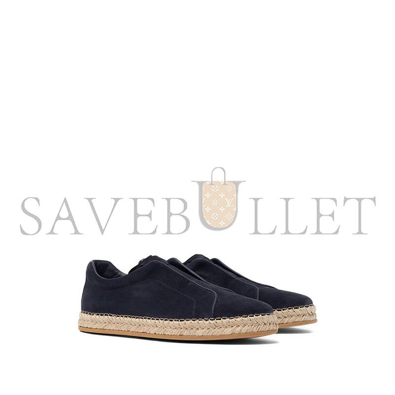 ZEGNA SCAROSSO SUEDE ESPADRILLES 